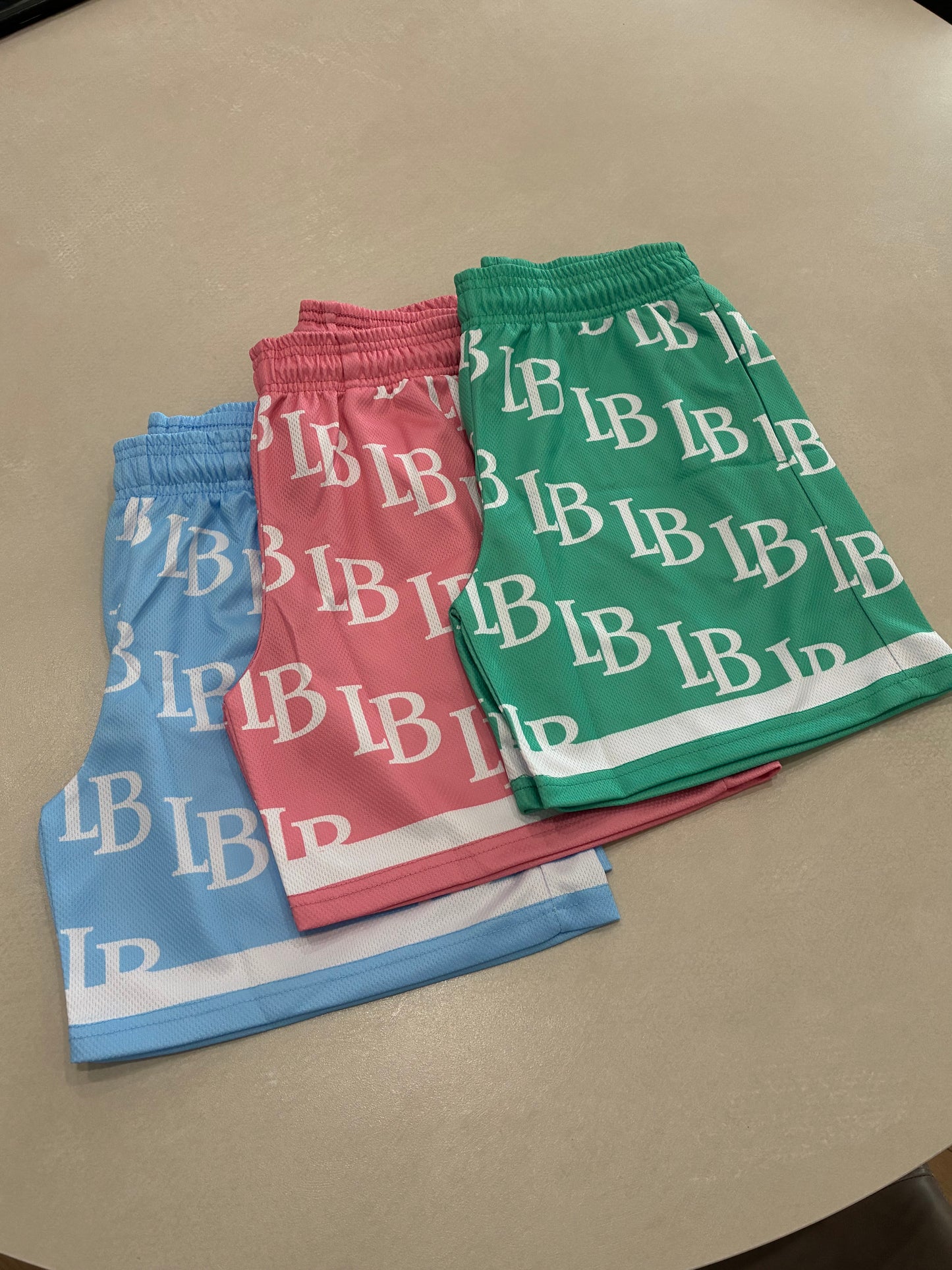 LB Monogram shorts
