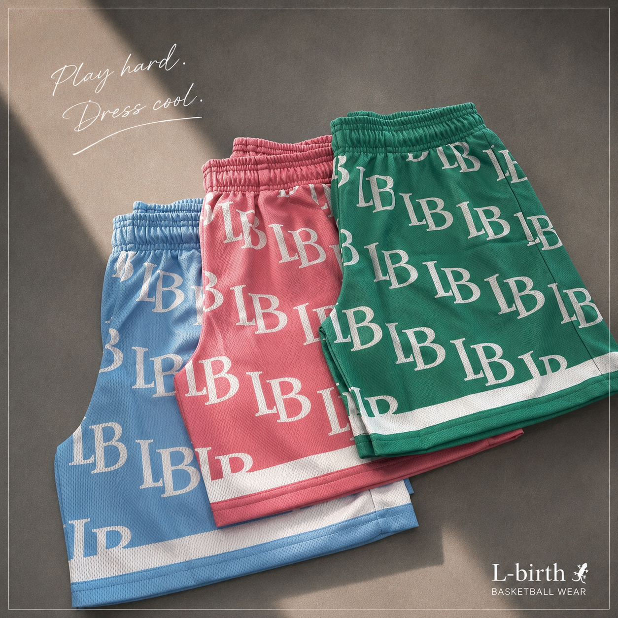 LB Monogram shorts